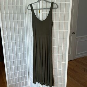 Marine Layer Green midi dress